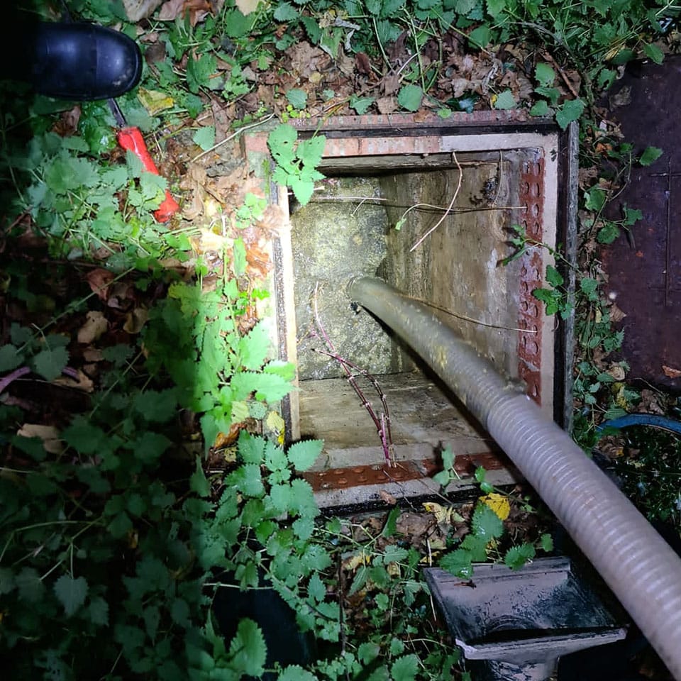 clearing-a-block-drain